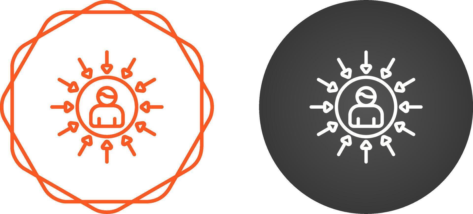 User Centered Design Vector Icon