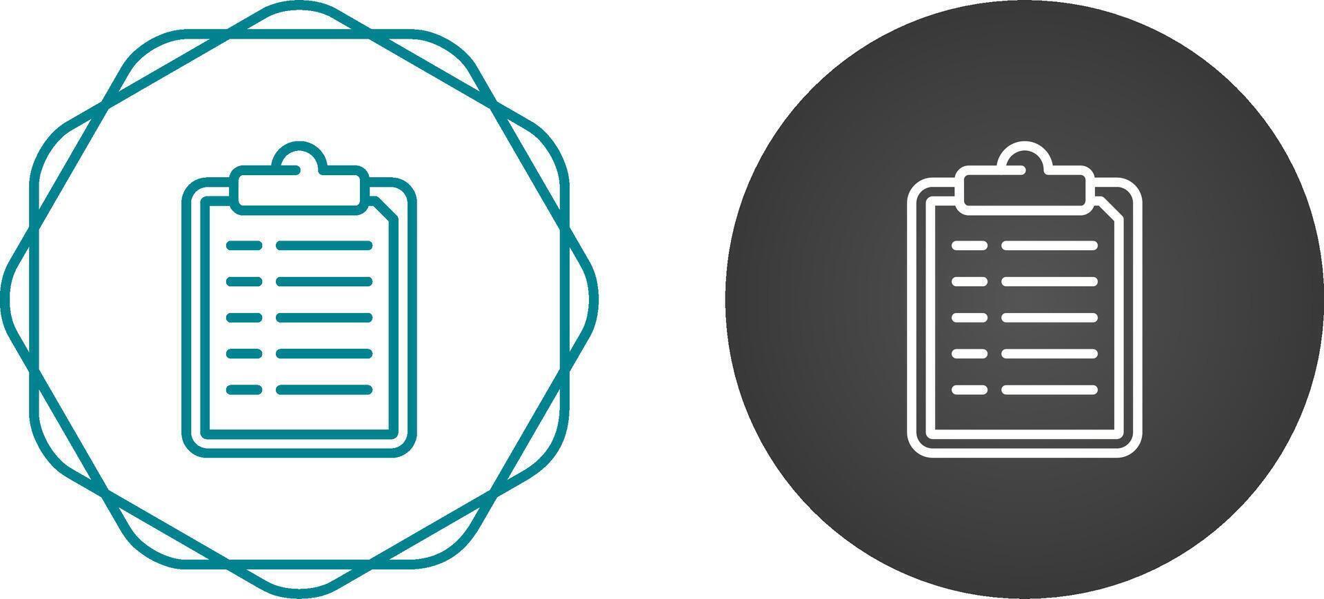 Clipboard with documents Vector Icon