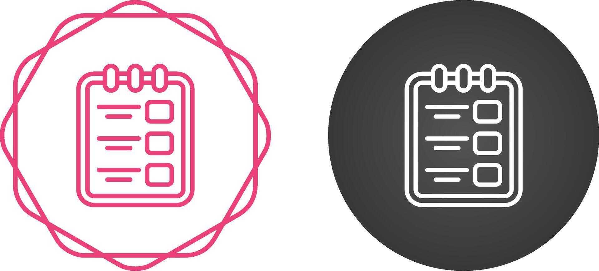Task list with clipboard Vector Icon