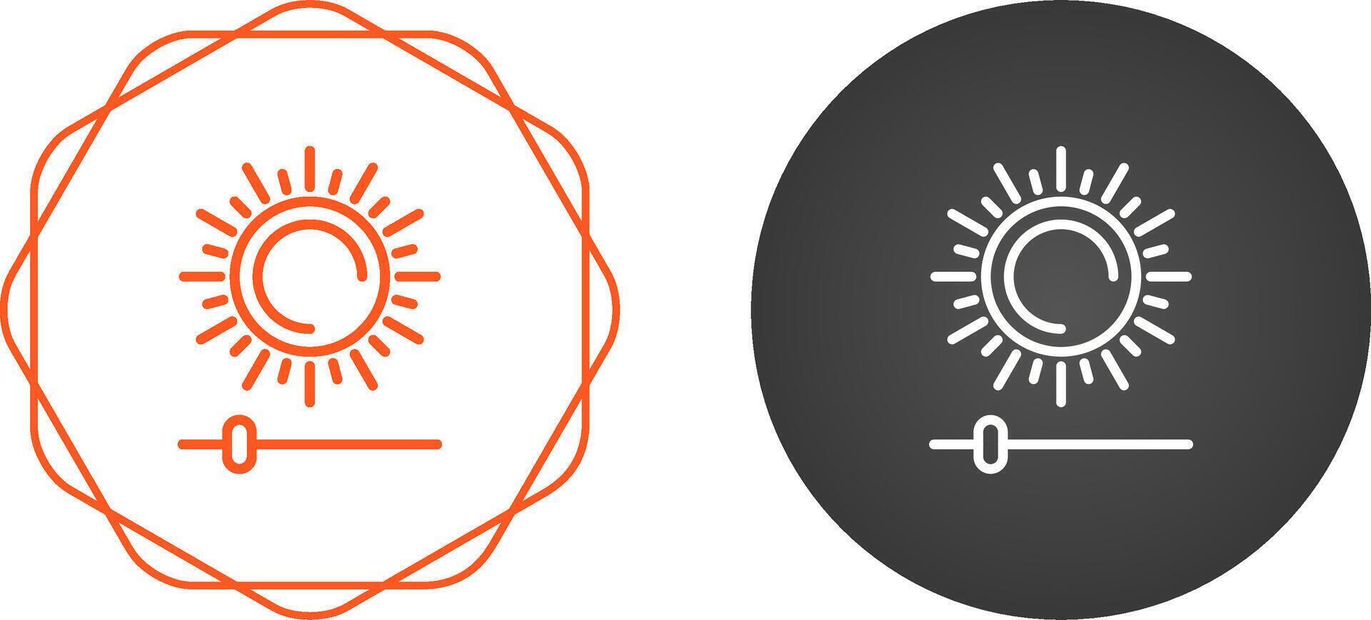 Brightness And Contrast Vector Icon