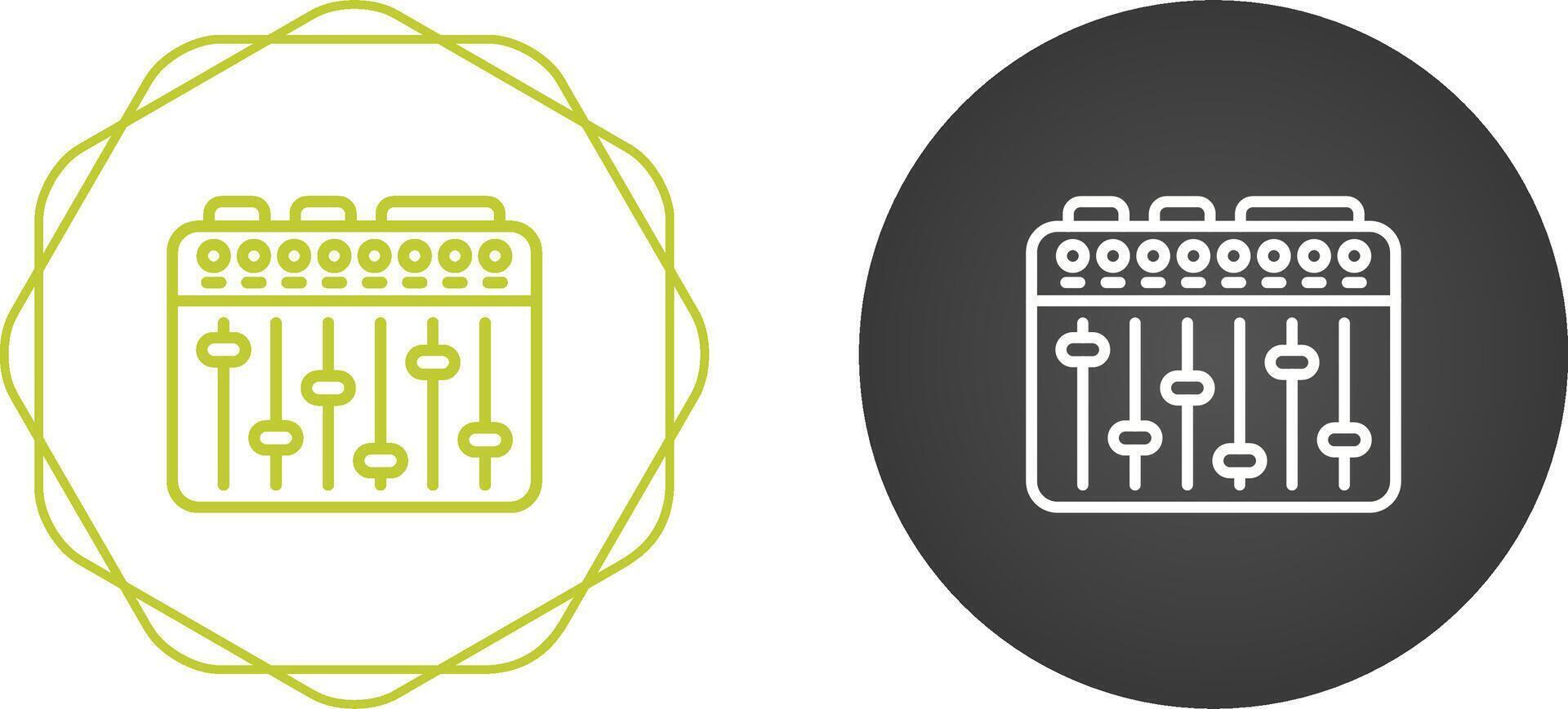 Sound Mixer Vector Icon