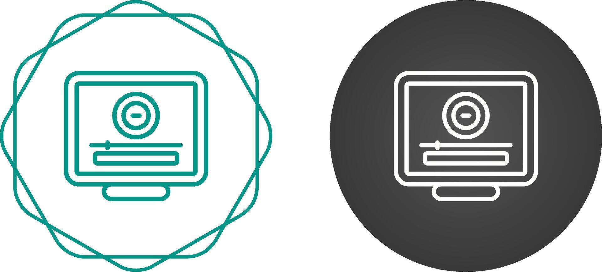 Desktop Computer Vector Icon