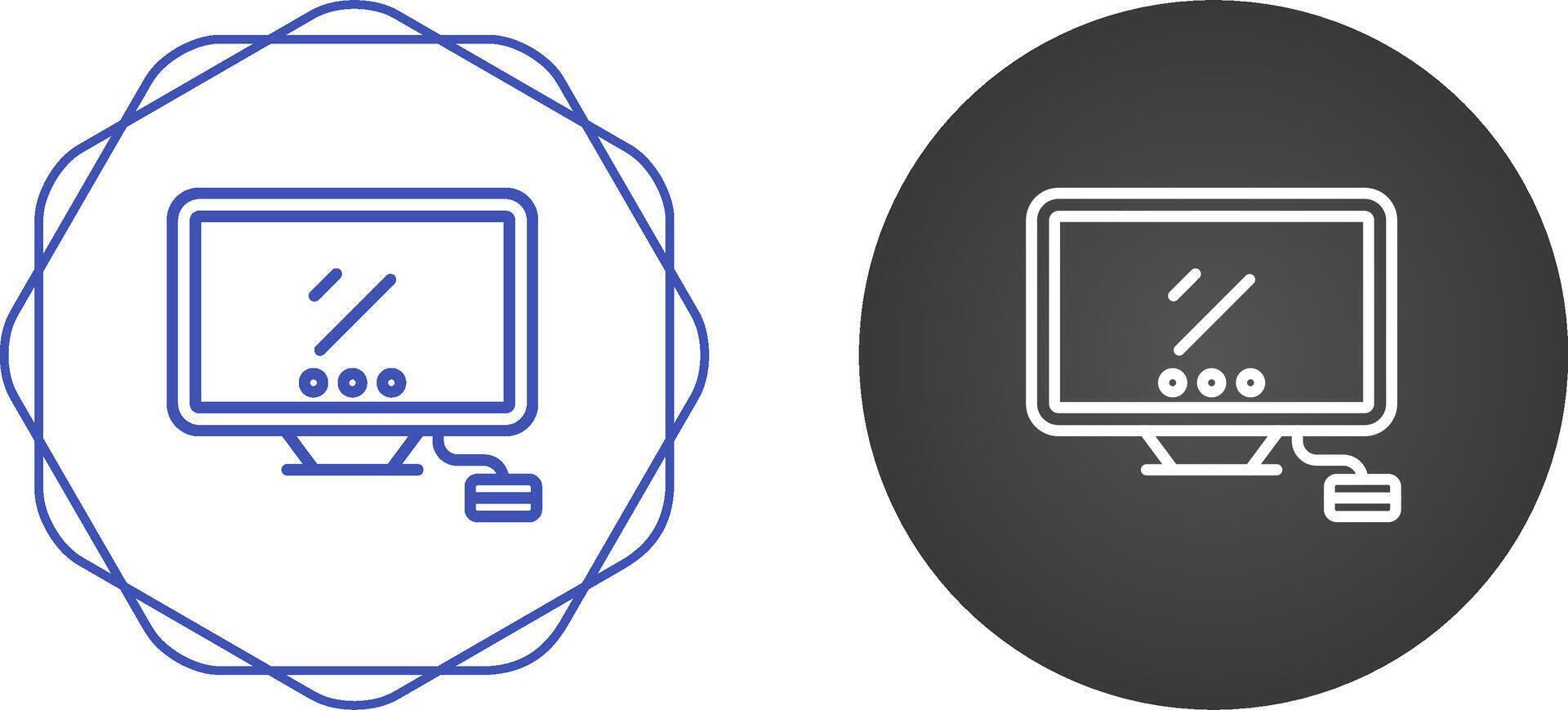 Desktop Vector Icon