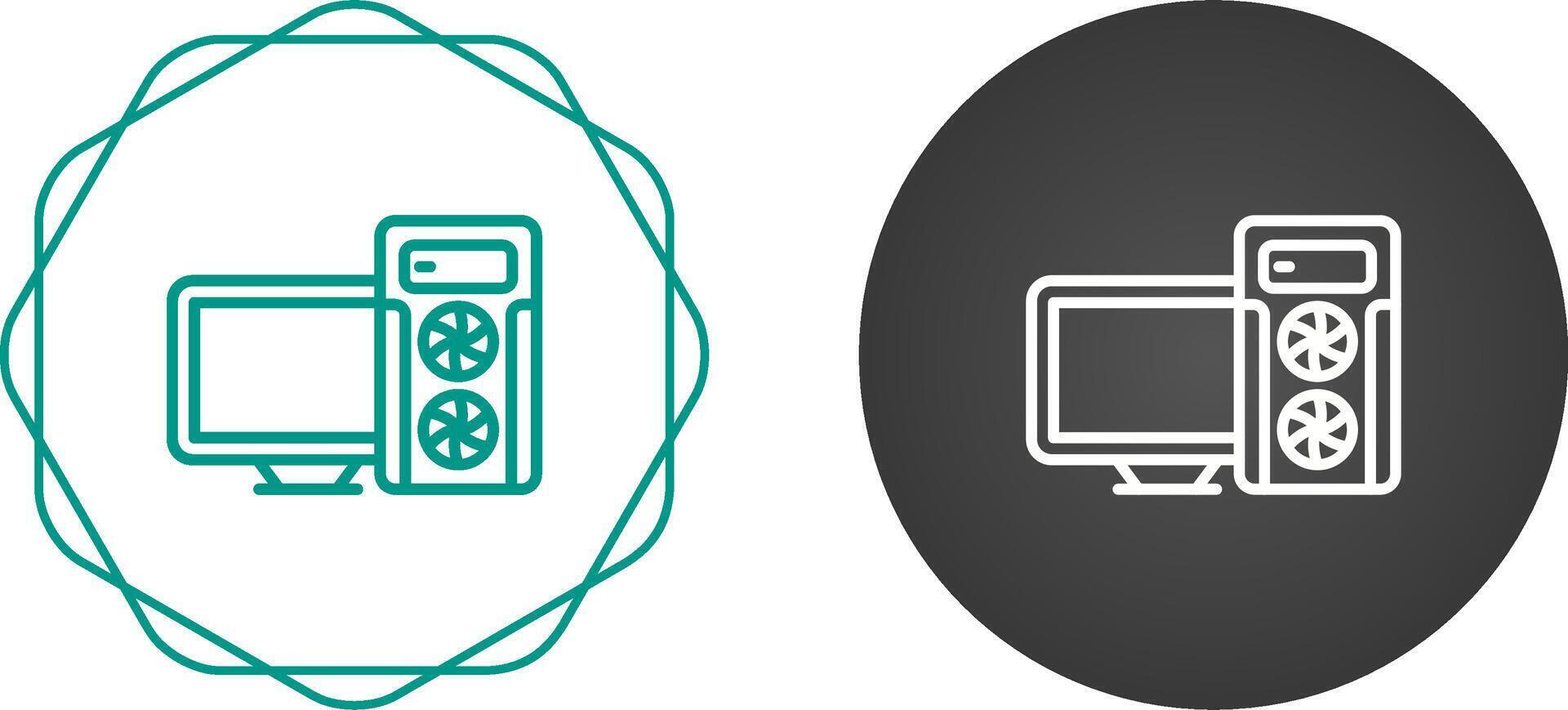 Gaming Pc Vector Icon