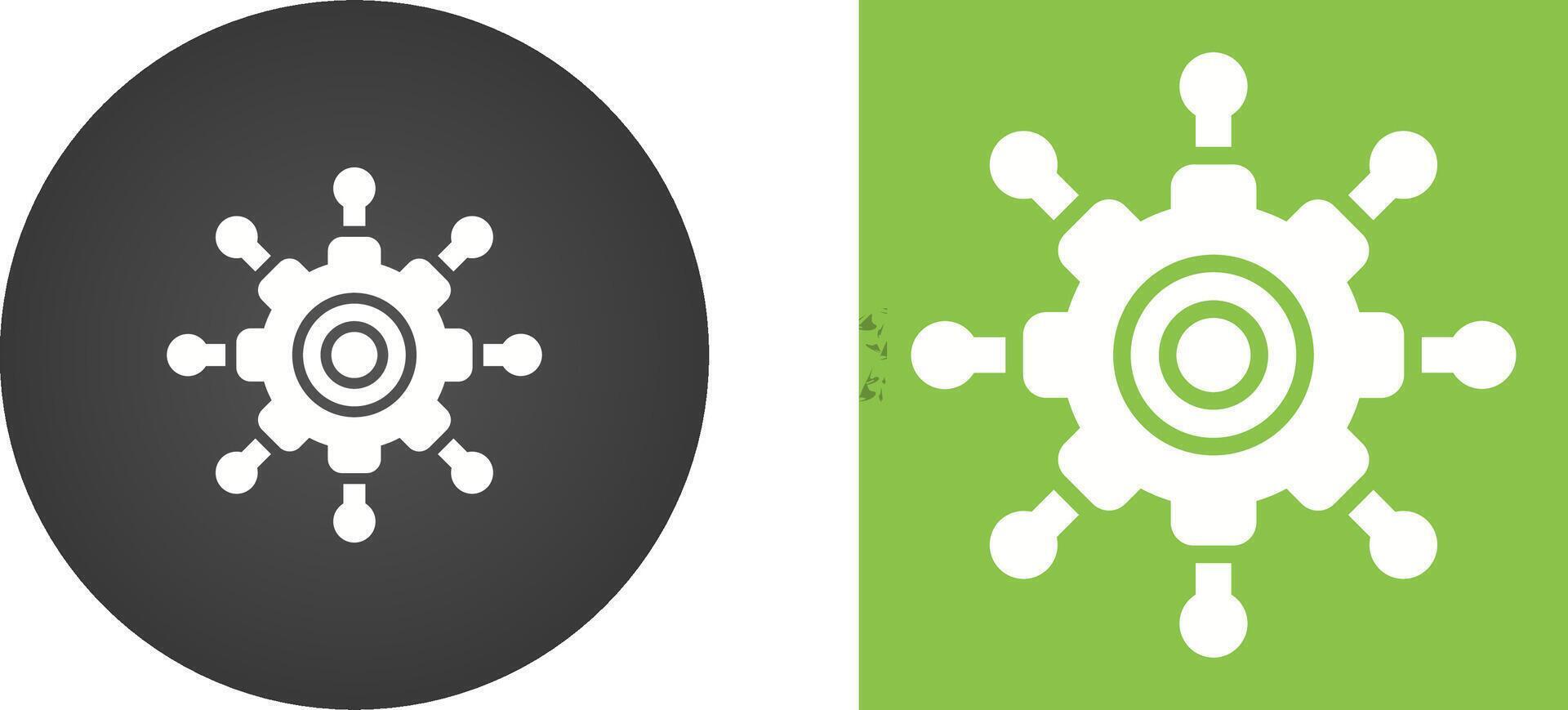 Microservices Vector Icon