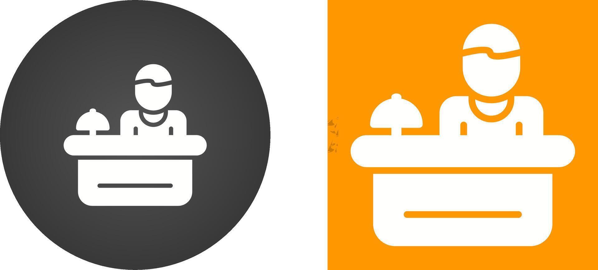Hotel Reception Vector Icon