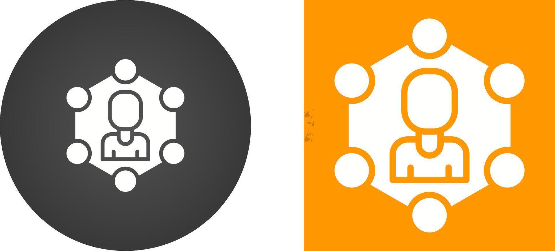 Network Segmentation Vector Icon