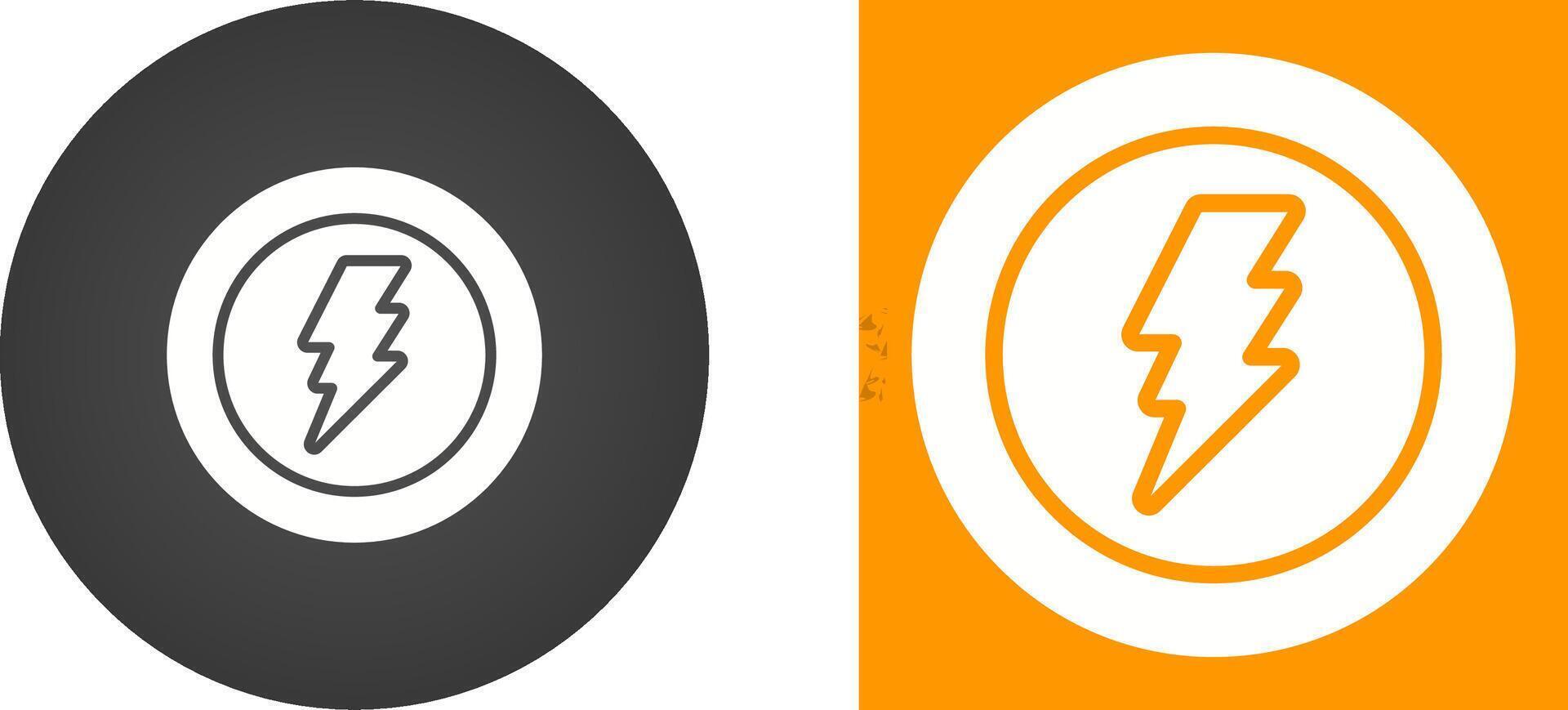 Lightning bolt Vector Icon
