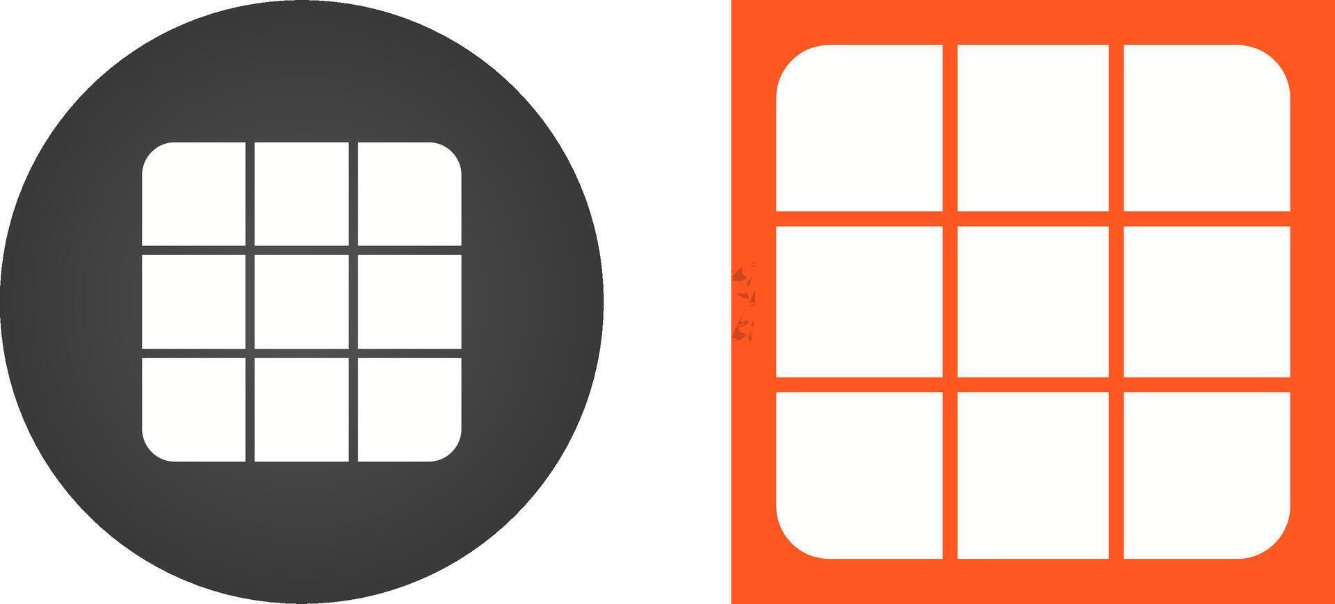 Rubik's cube Vector Icon