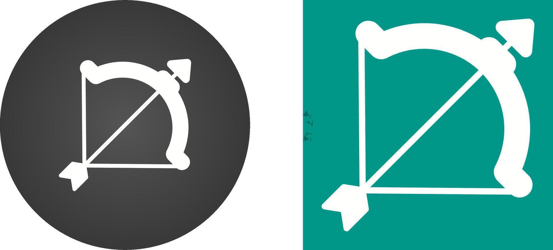 Bow and arrow Vector Icon