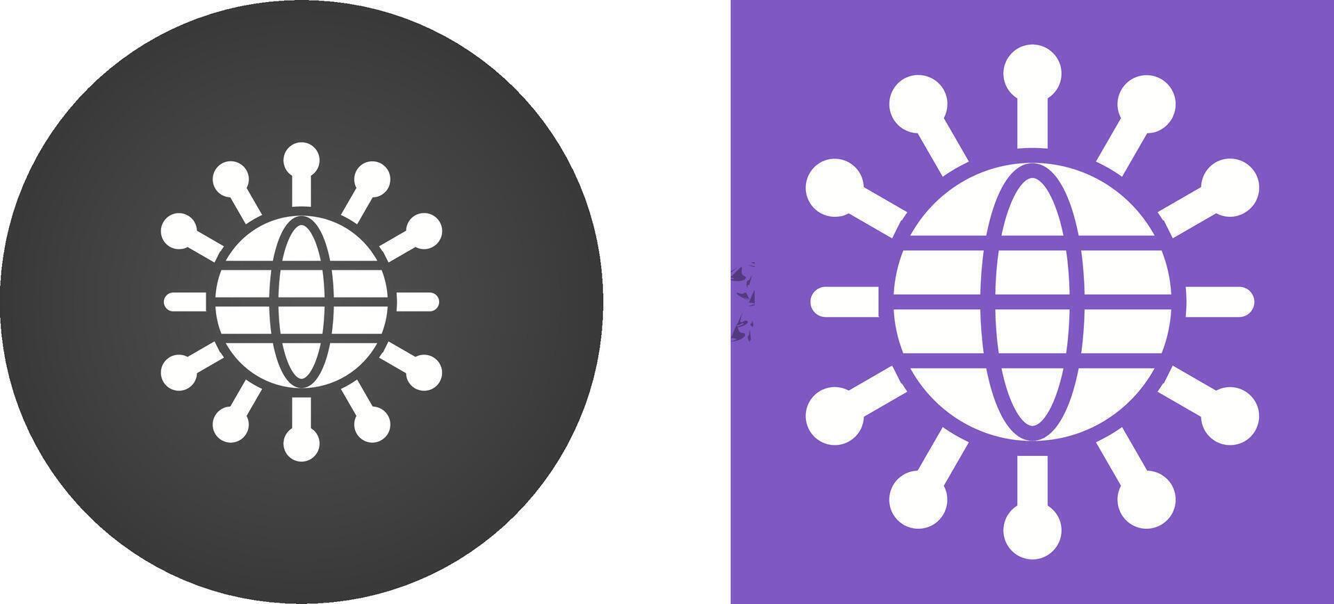 Network Topology Vector Icon