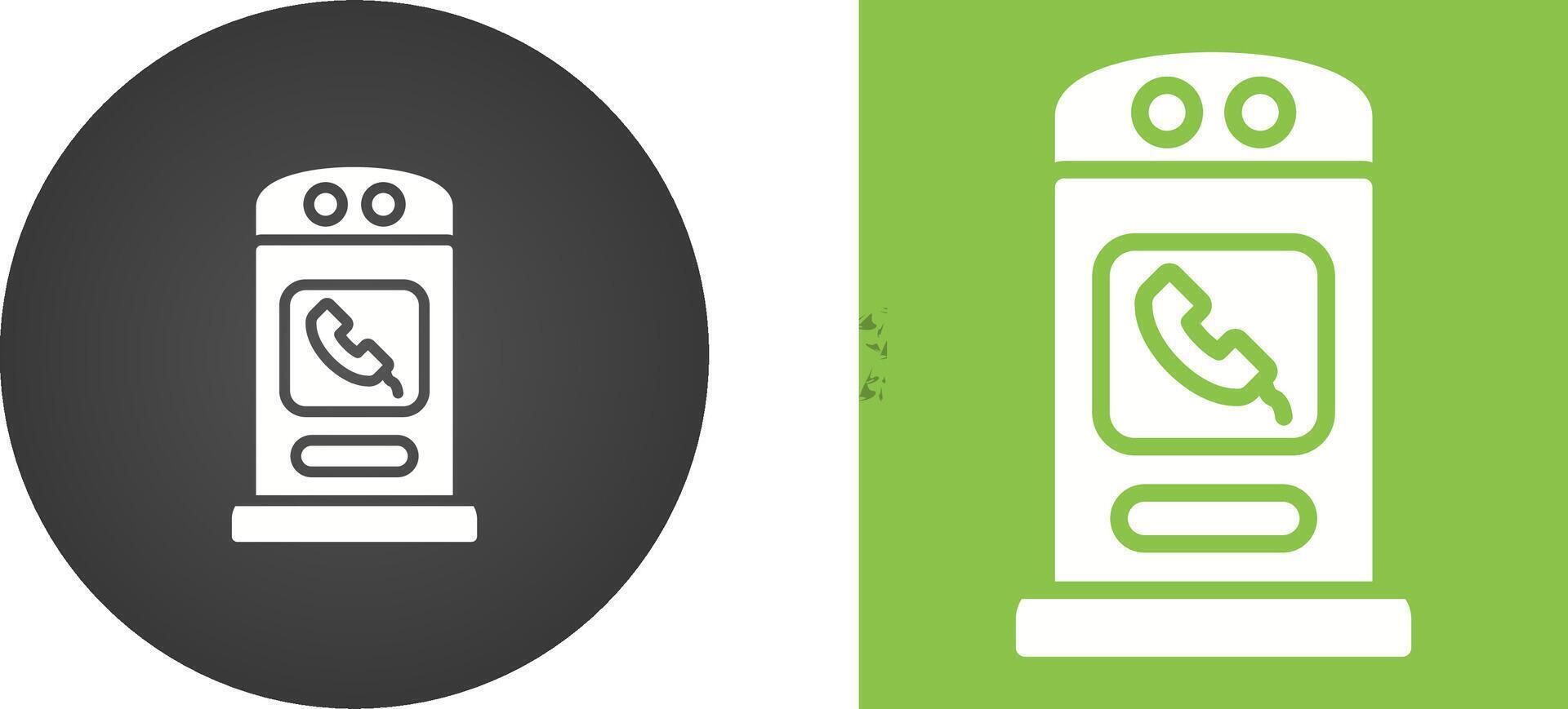 Phone Booth Vector Icon