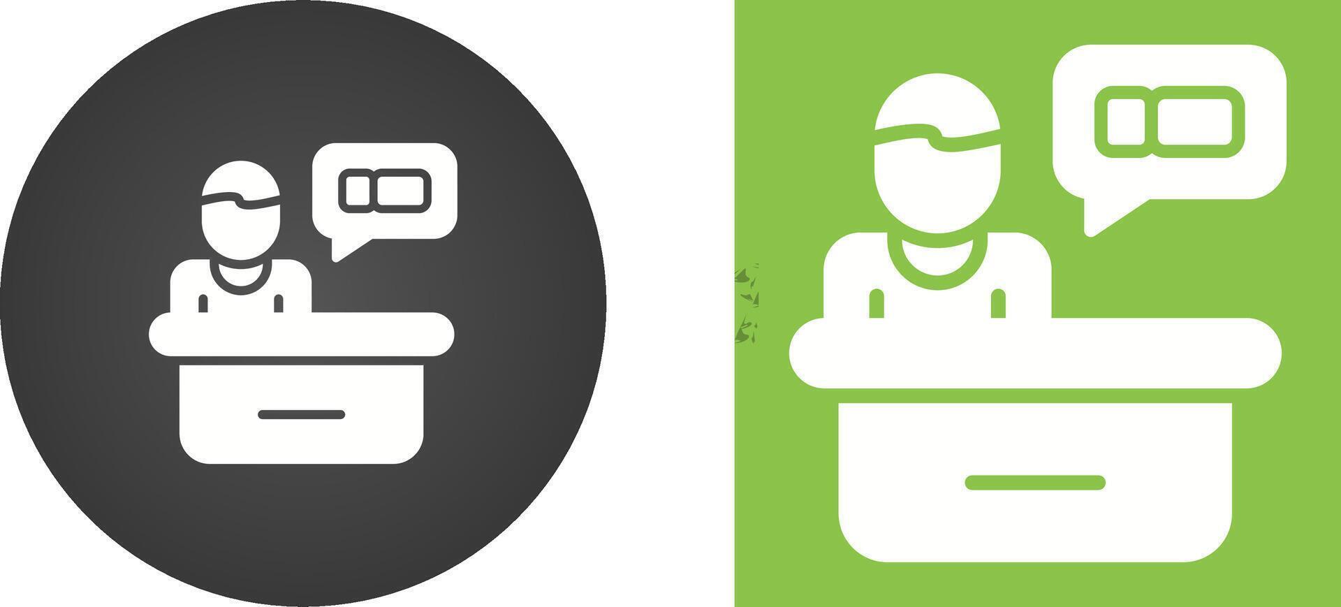 Support Ticket Vector Icon
