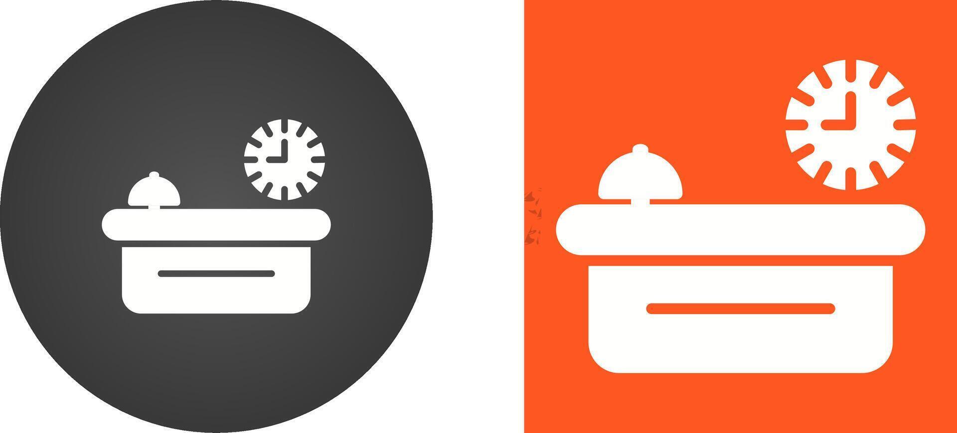 Customer Service Counter Vector Icon