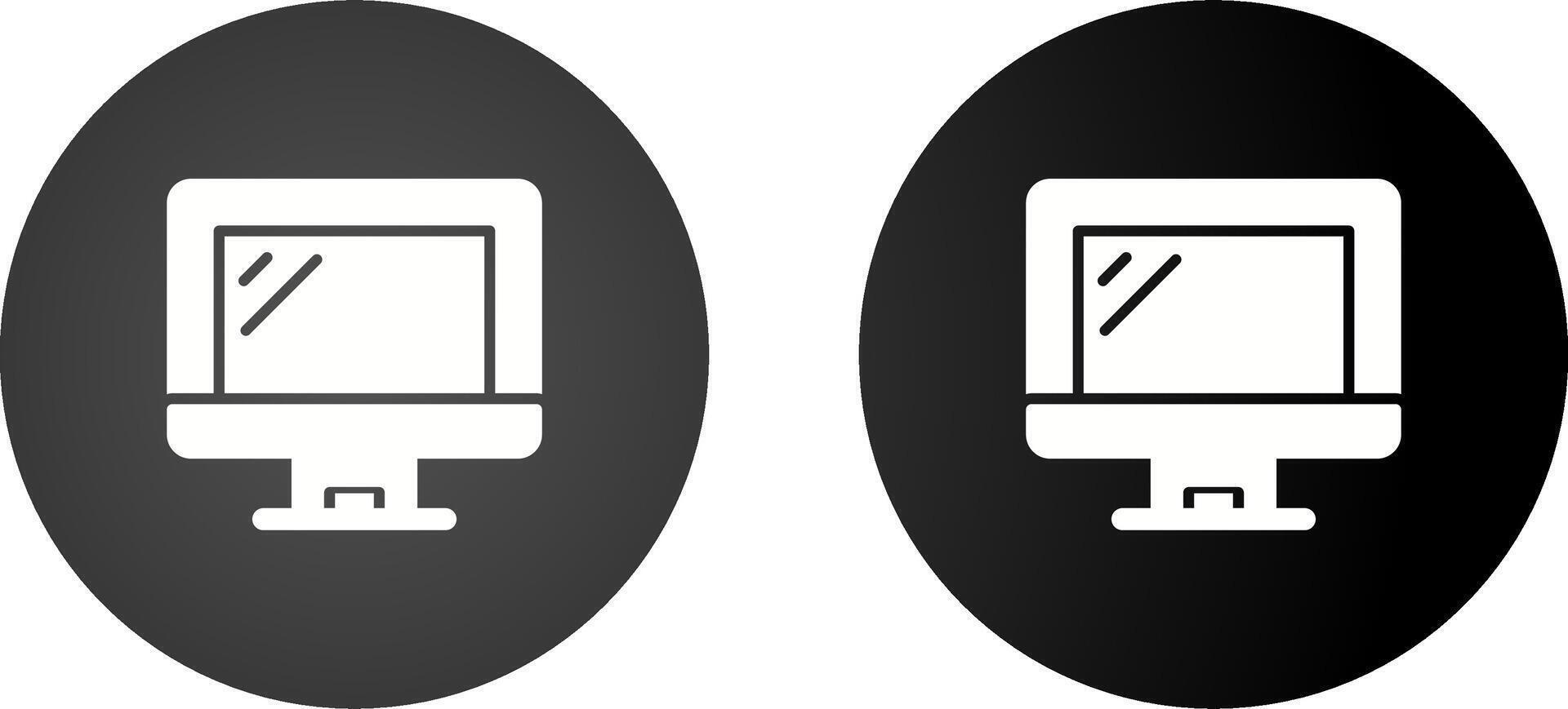 Computer Monitor Vector Icon
