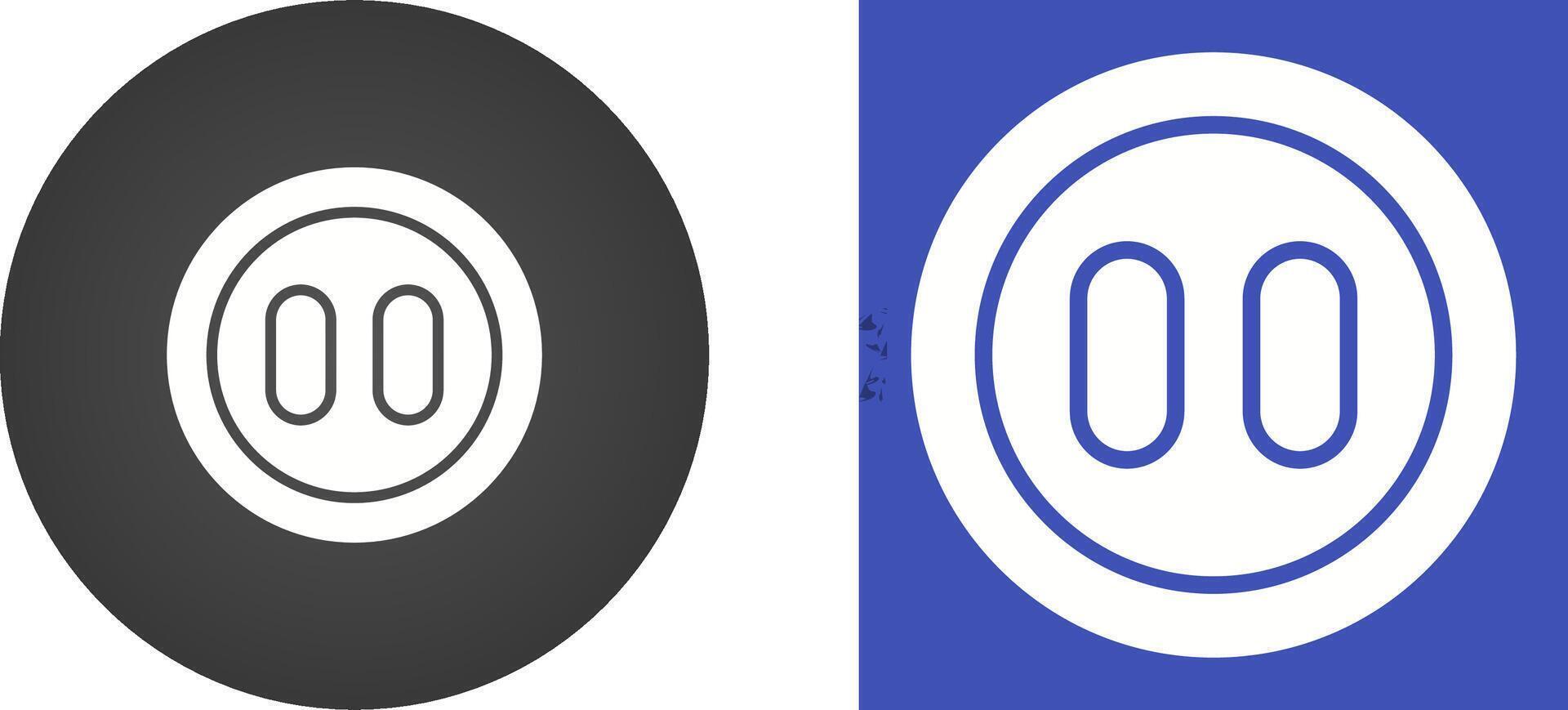 Pause Vector Icon