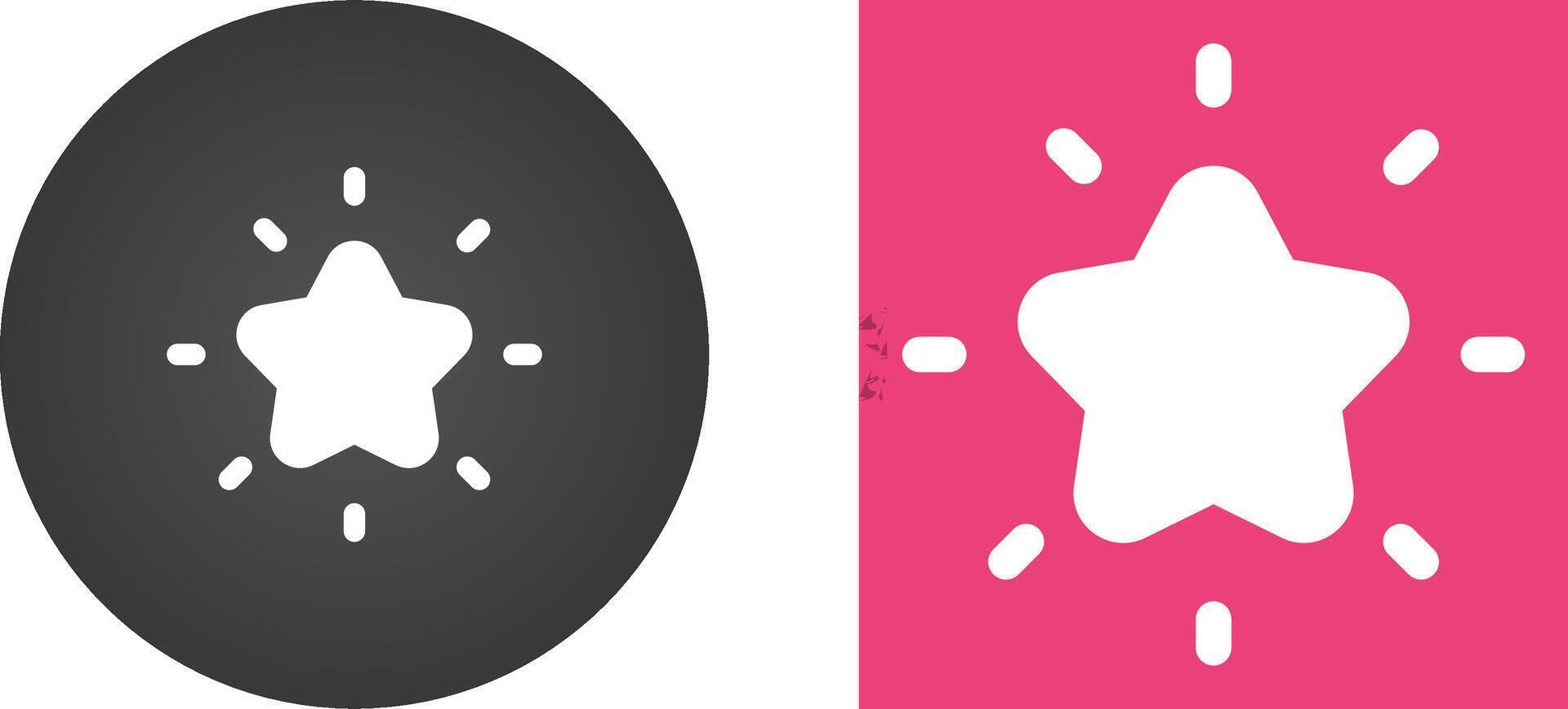 Shining star Vector Icon