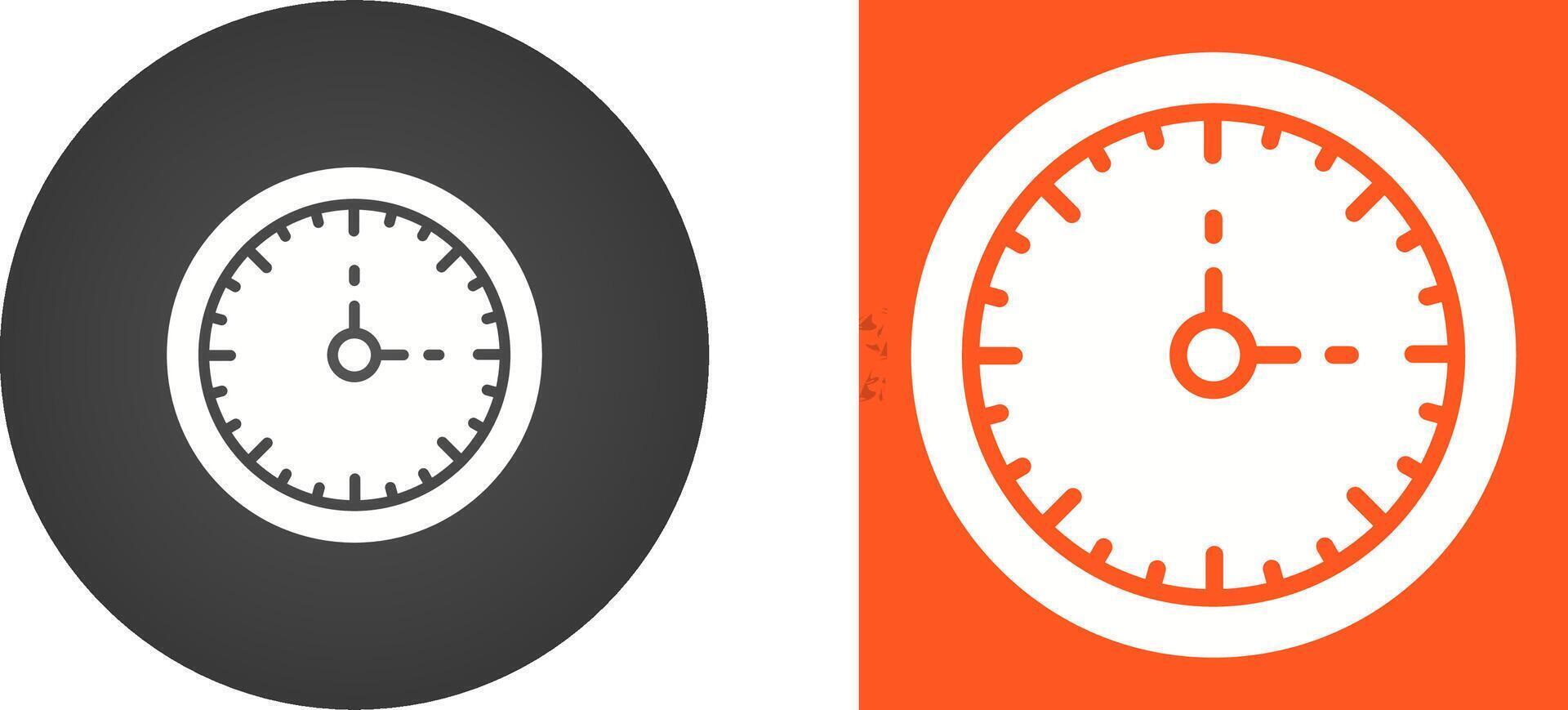 Clock Three Vector Icon