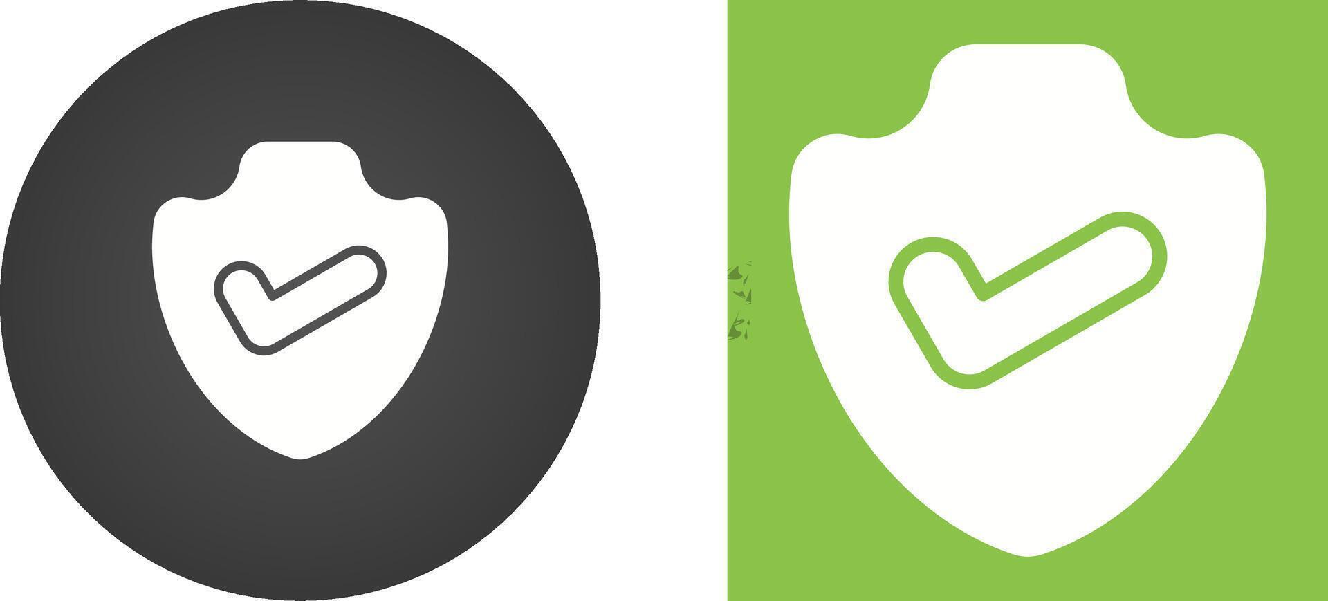 Sheild Check Vector Icon