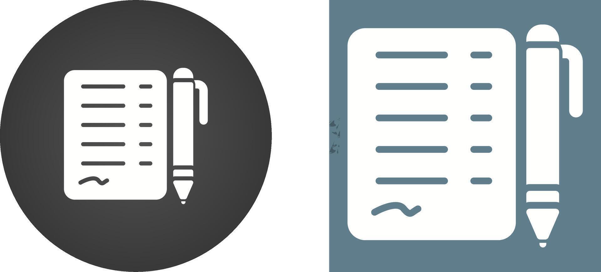 Document Signed Vector Icon