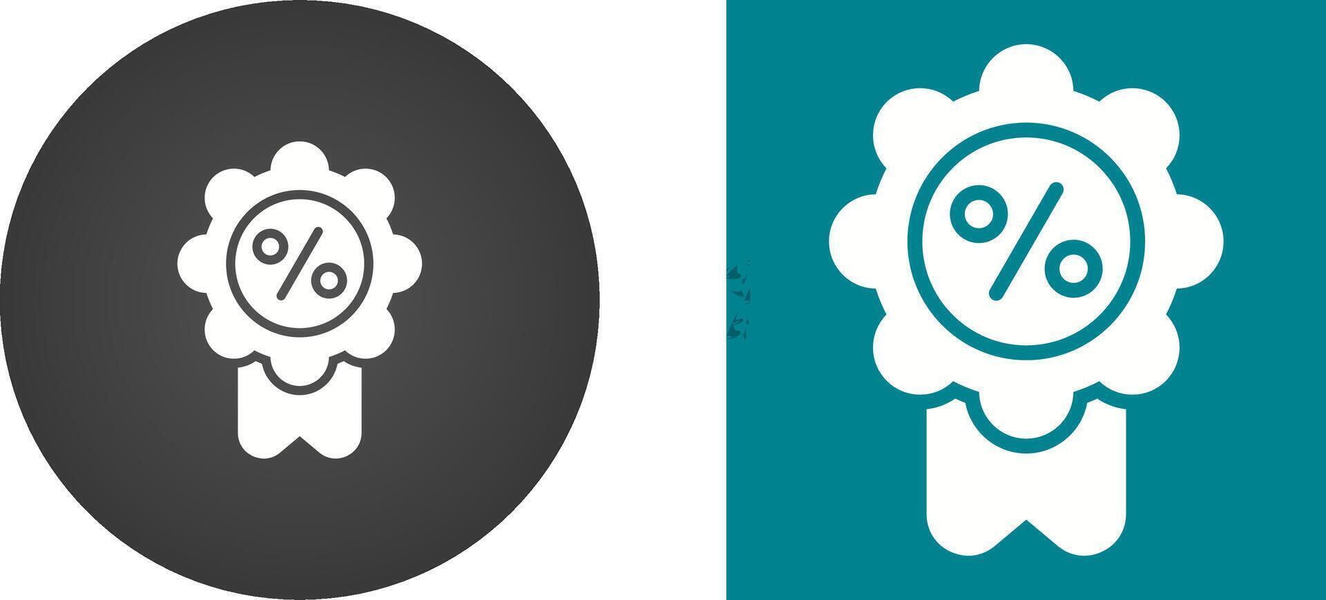 Badge Percent Vector Icon