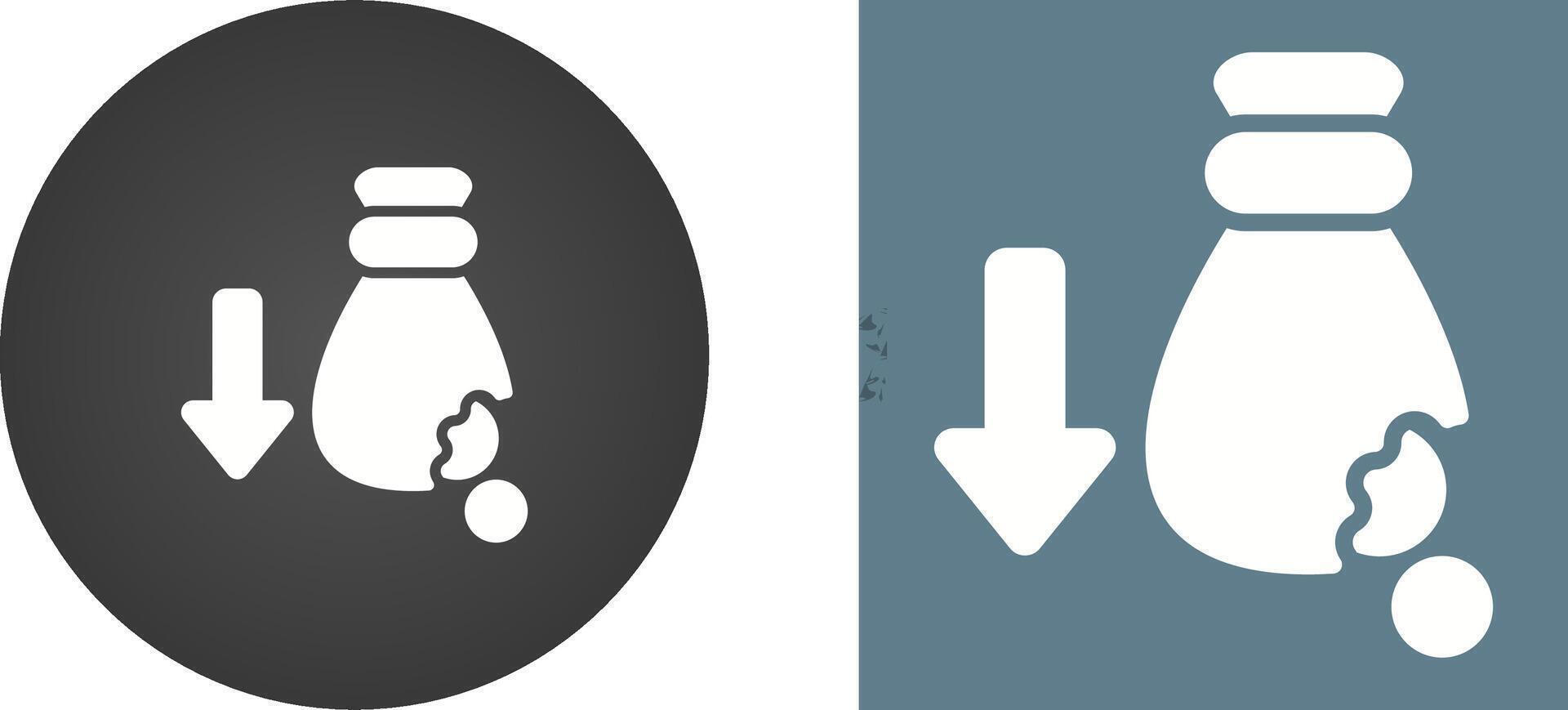 Financial Loss Vector Icon