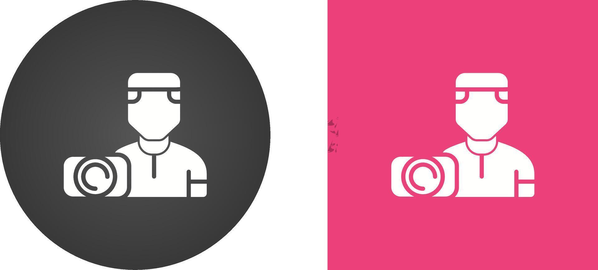 Camera man Vector Icon