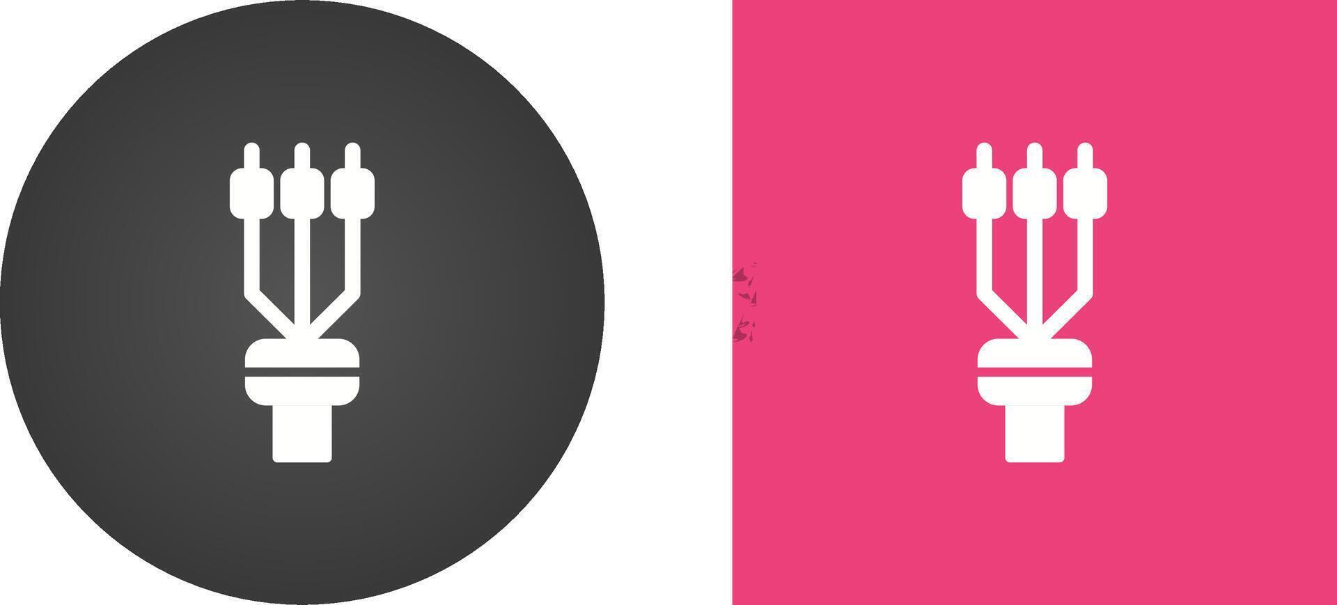 Cable Termination Sleeve Vector Icon
