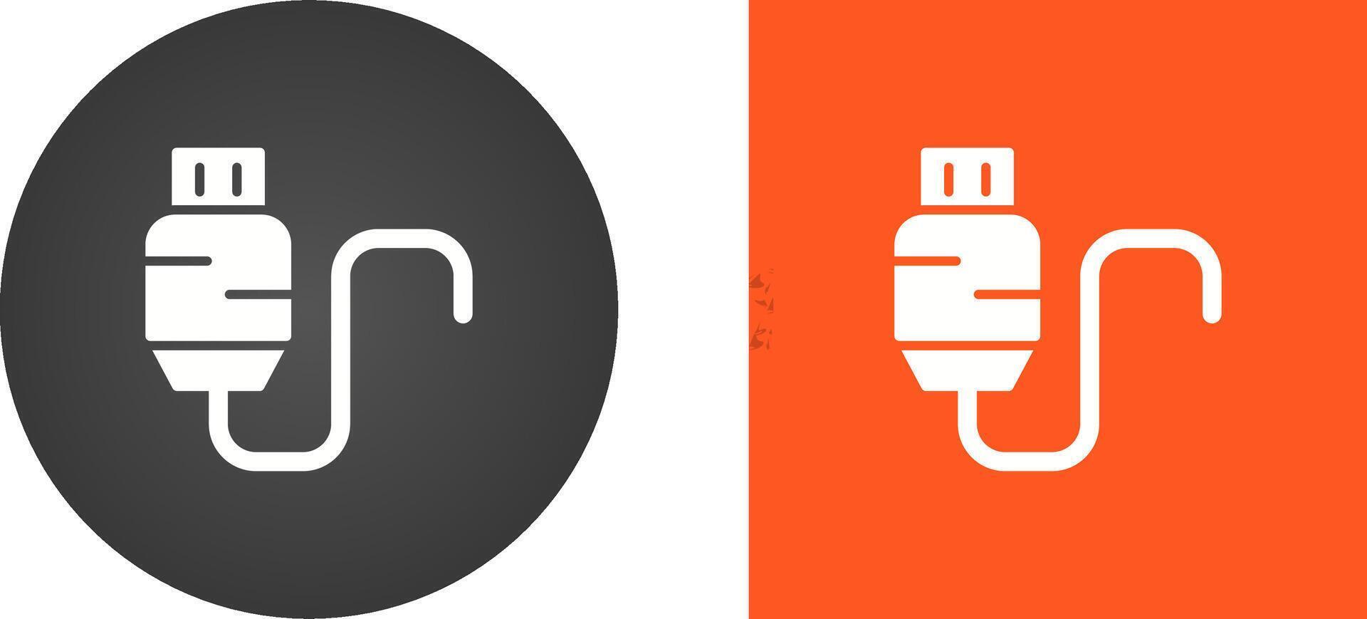 Usb Cable Vector Icon