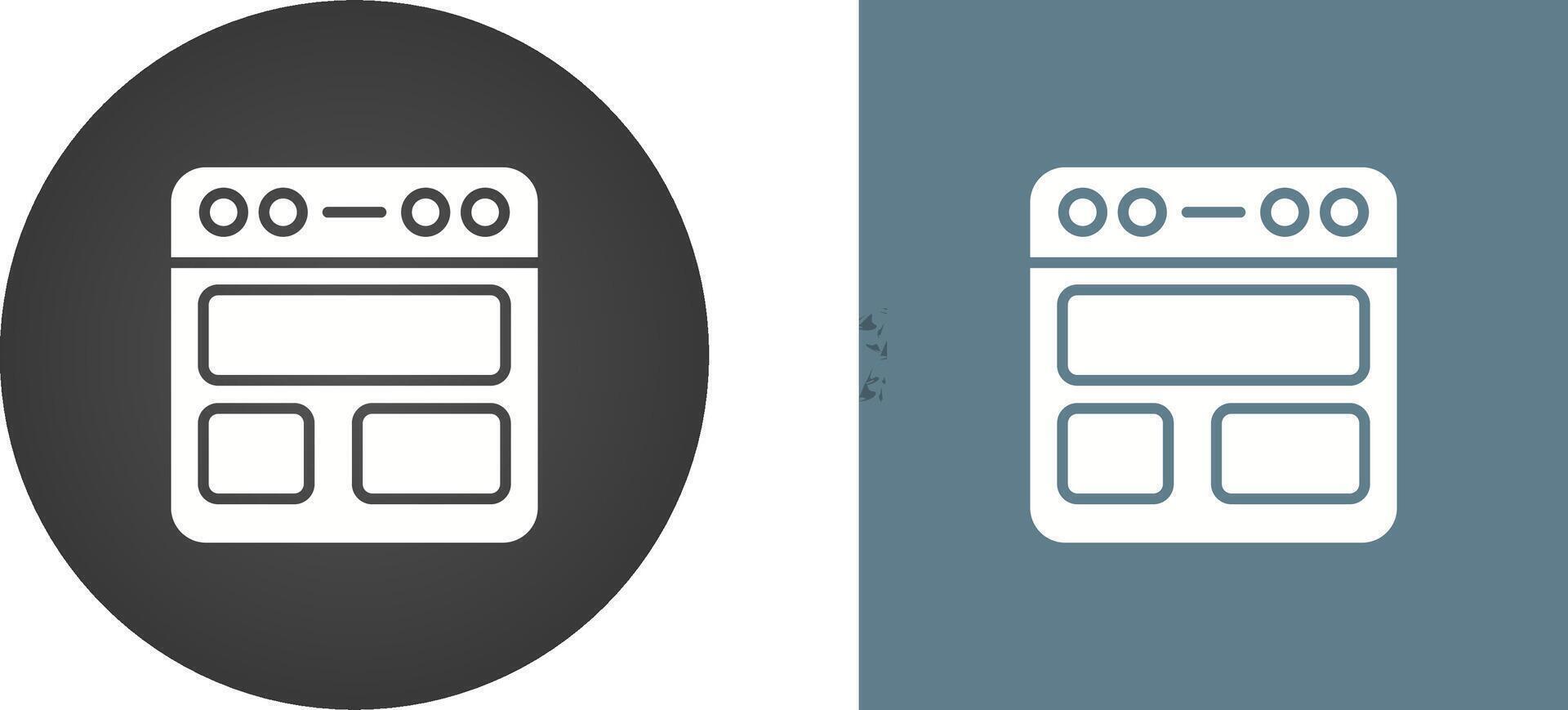 Browser Vector Icon
