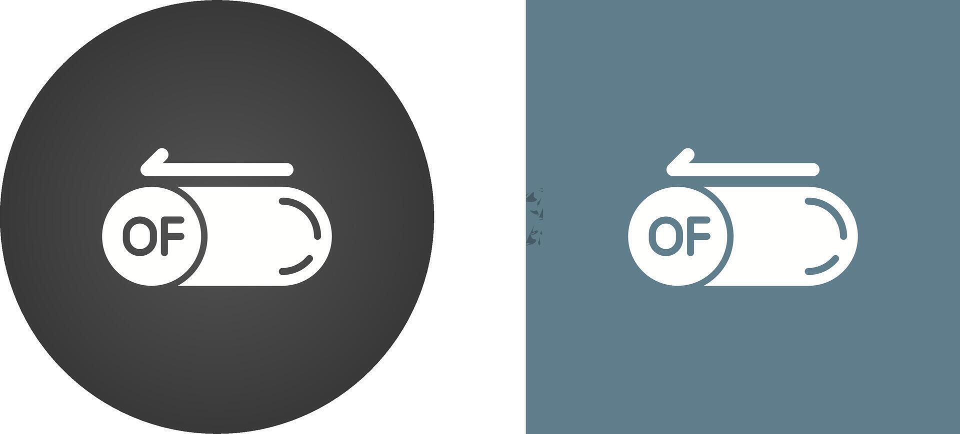 Of Button Vector Icon