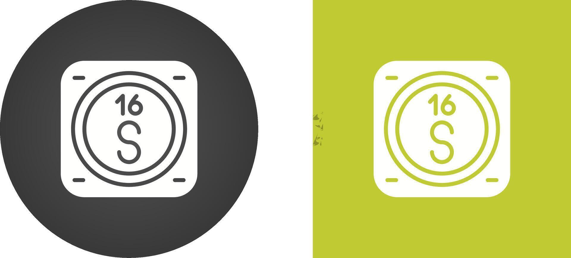 Chemical Element Vector Icon
