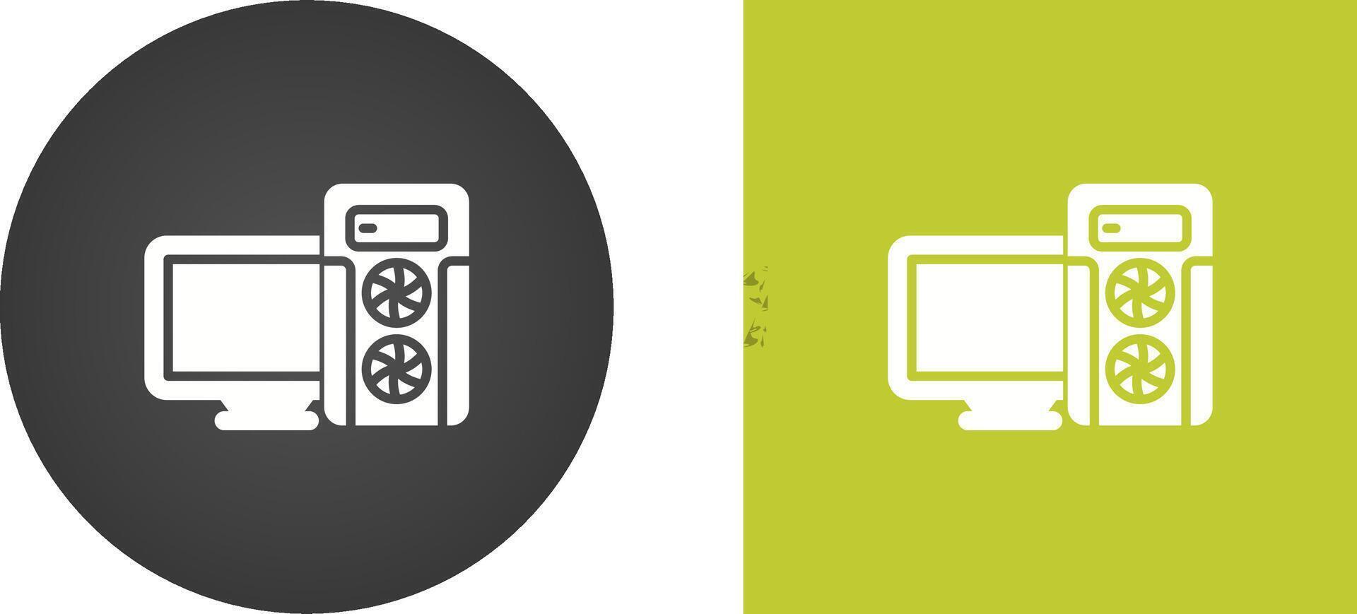 Gaming Pc Vector Icon