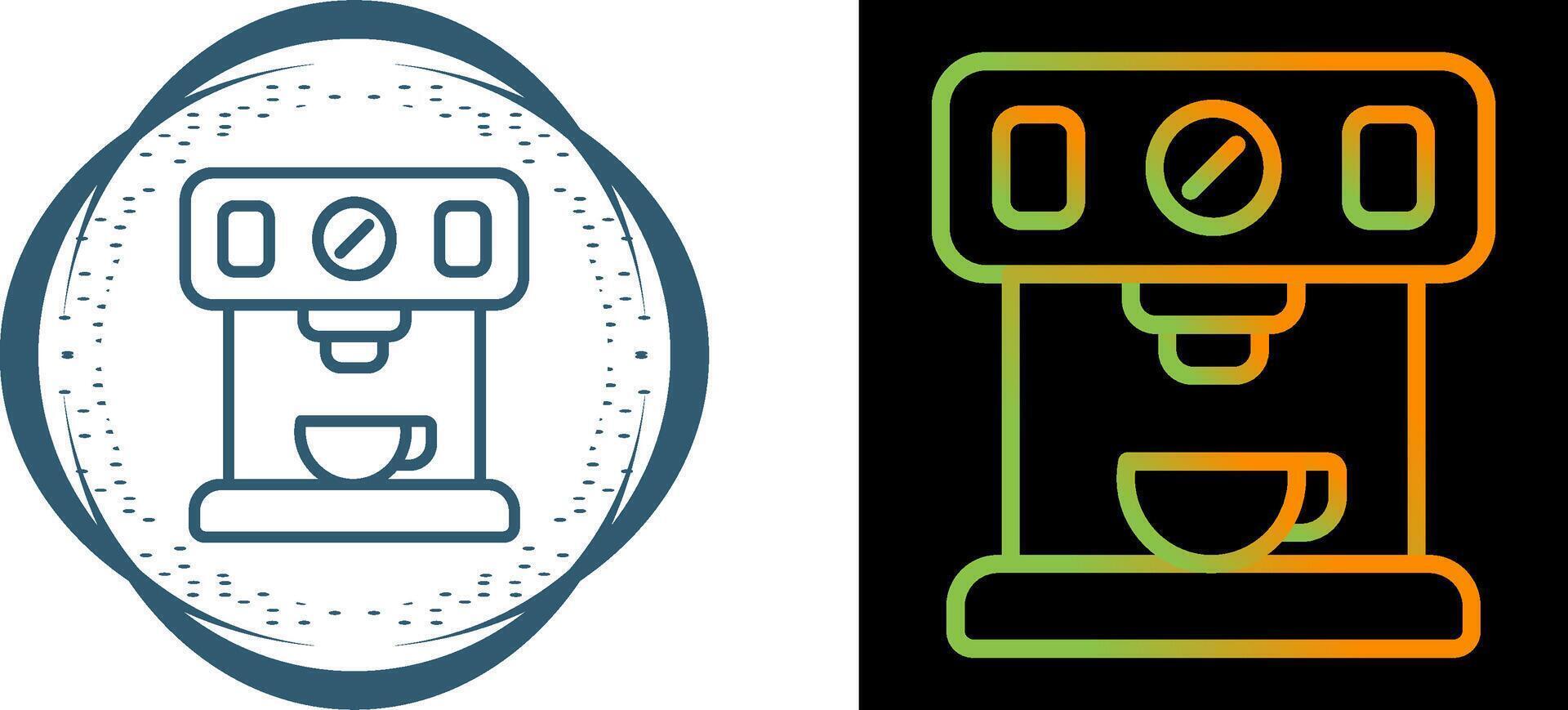 Coffee Maker with Wi-Fi Vector Icon