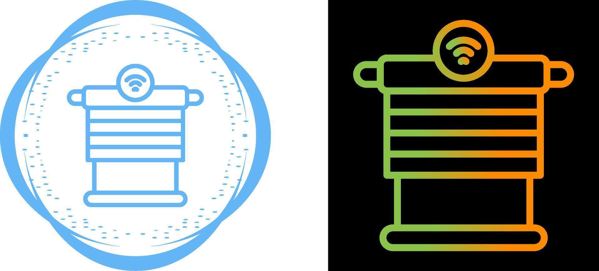Smart Blinds Vector Icon