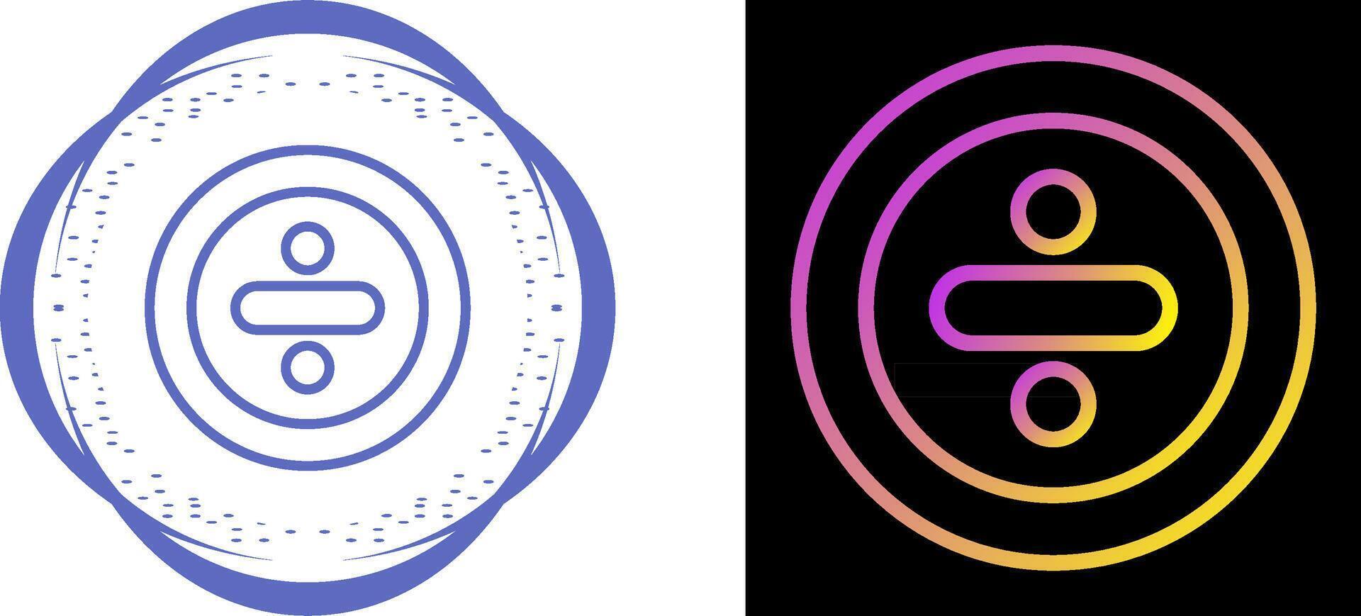 Division Vector Icon