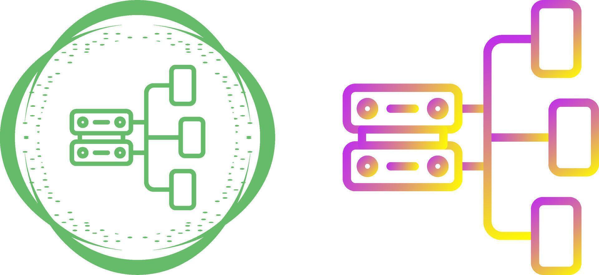 Data Architecture Vector Icon