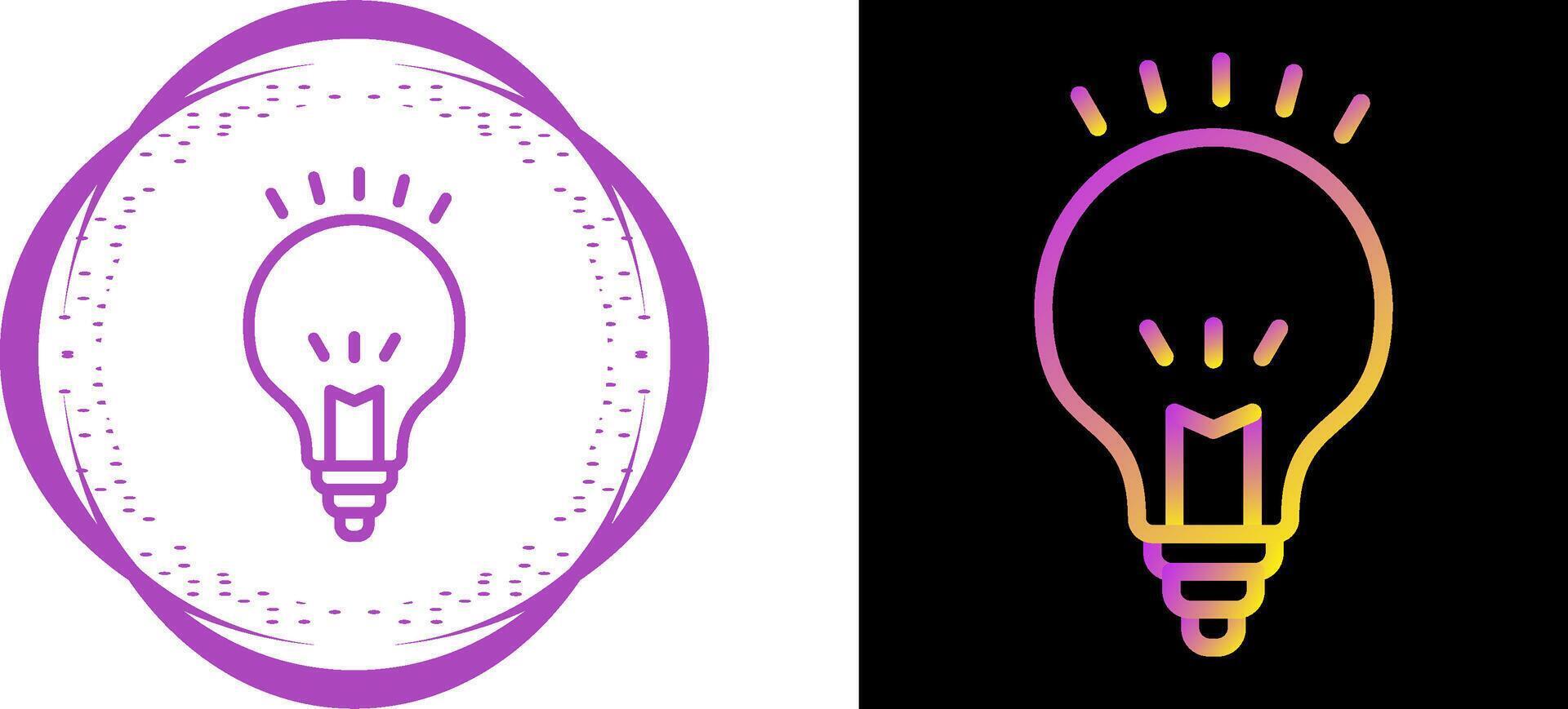 Light Bulb Vector Icon