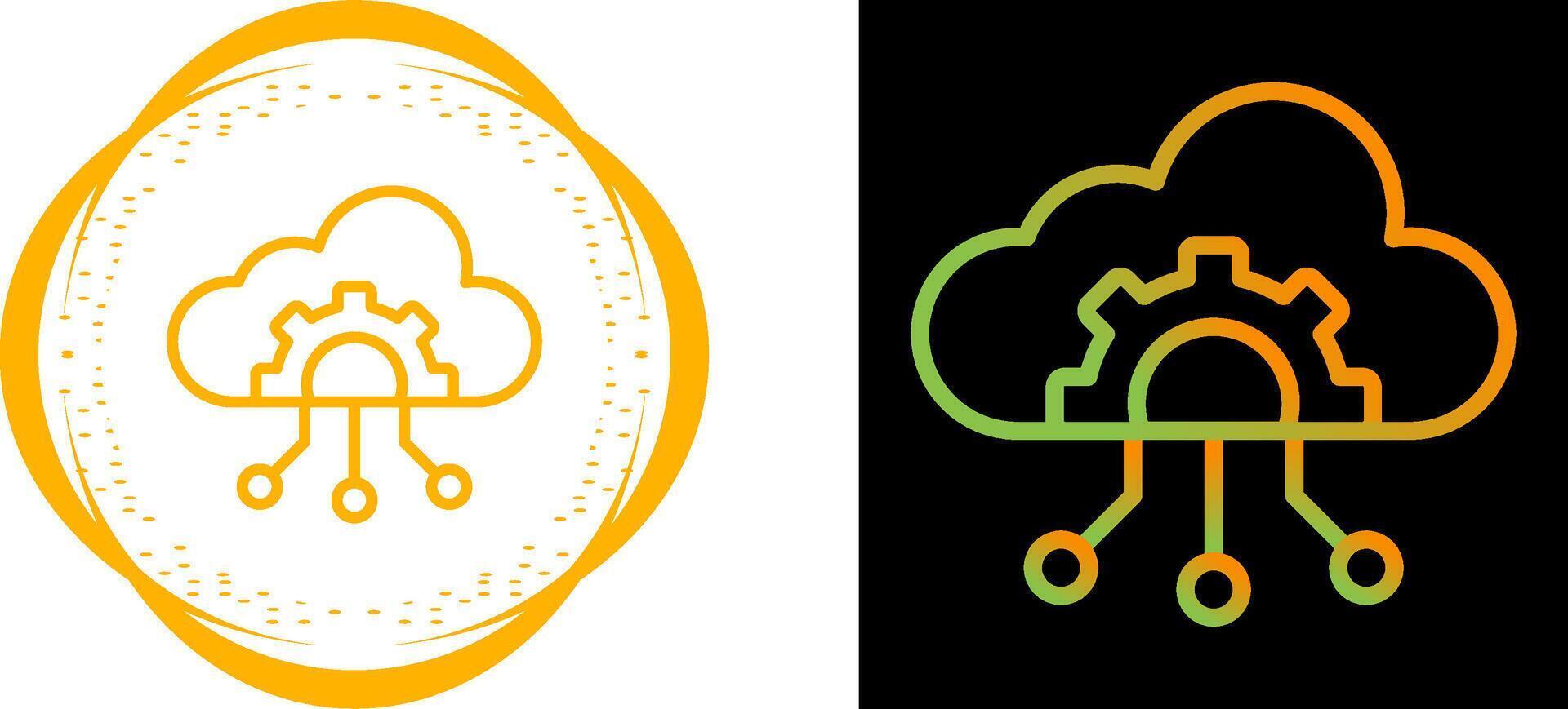 Cloud Governance Vector Icon