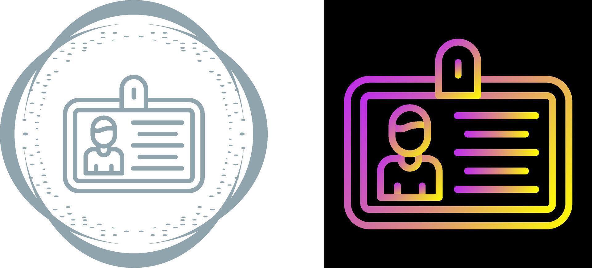 Business Card Vector Icon