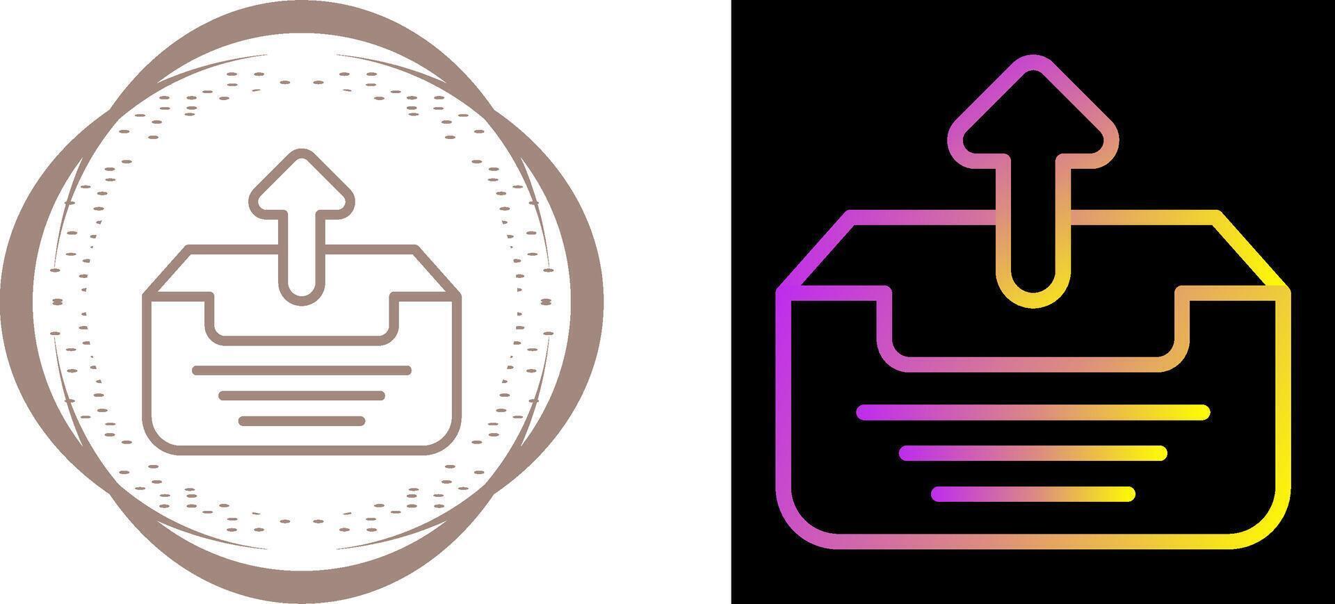 Outbox Vector Icon