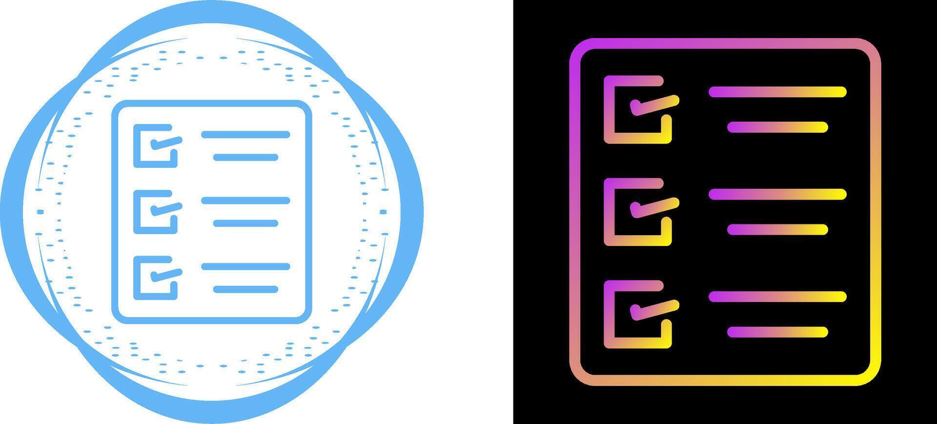 Task list Vector Icon