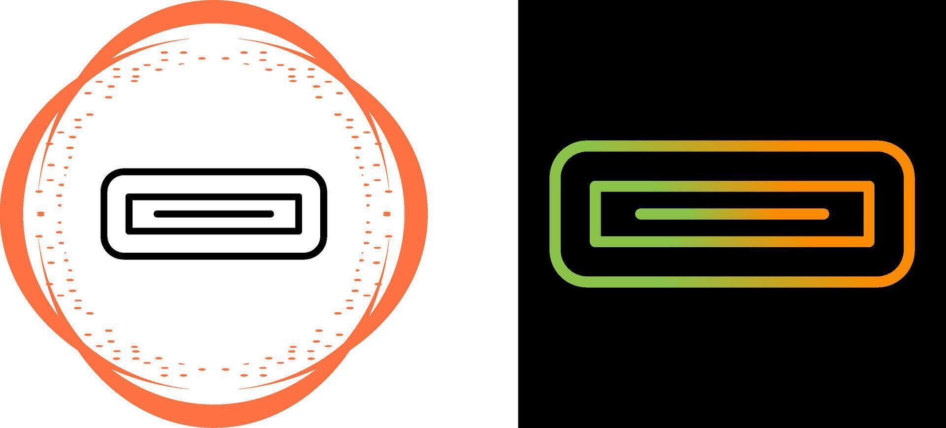 USB Port Vector Icon