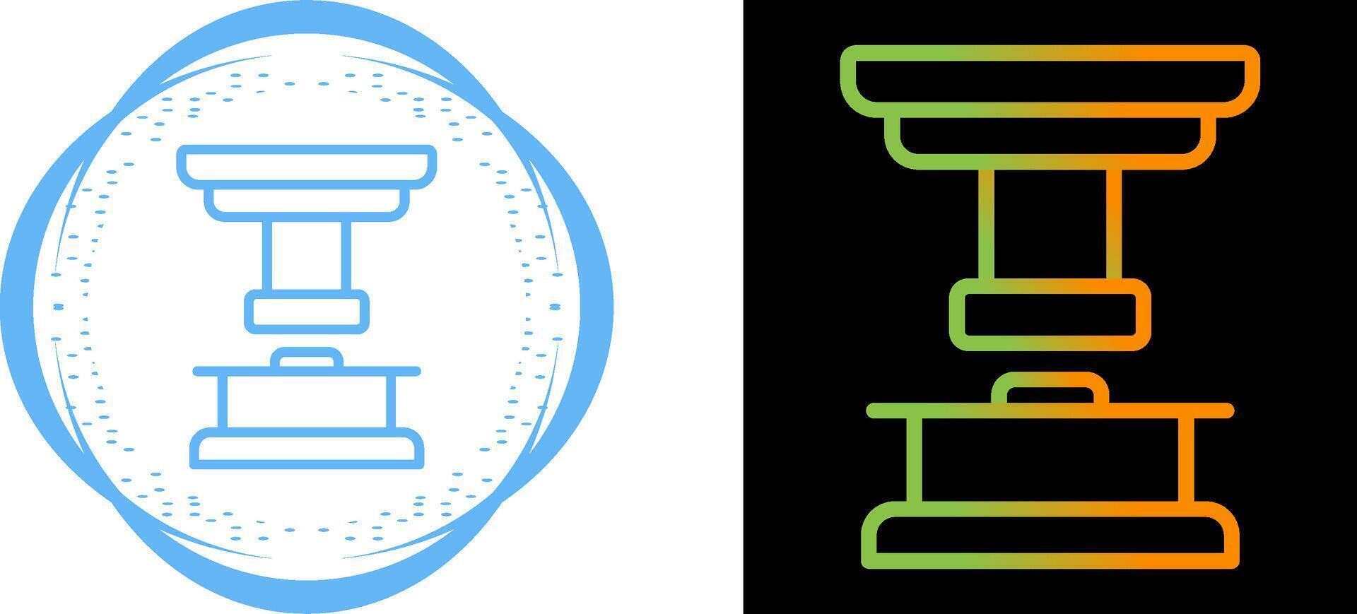 Hydraulic press Vector Icon