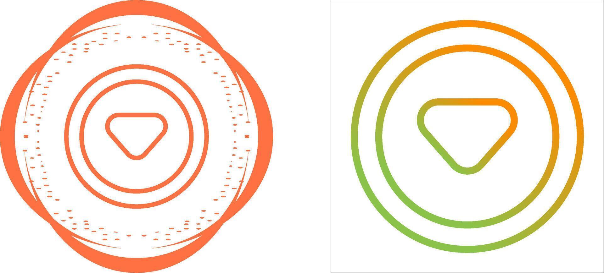 Caret Down Vector Icon