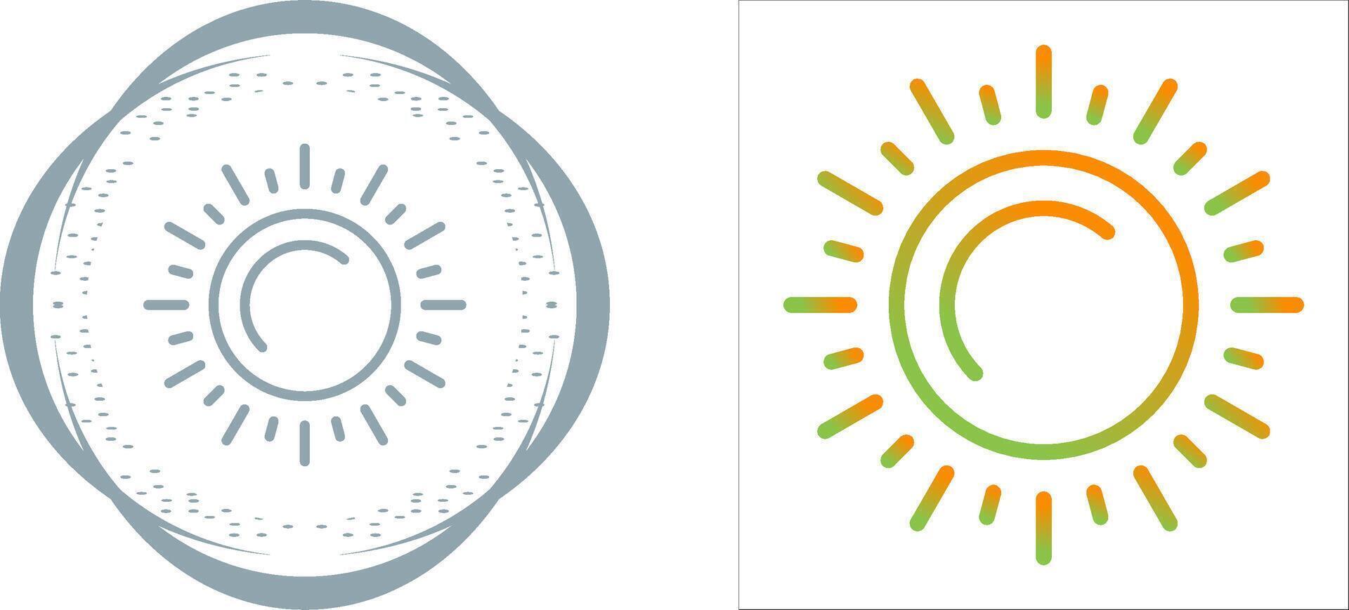 Sun Vector Icon