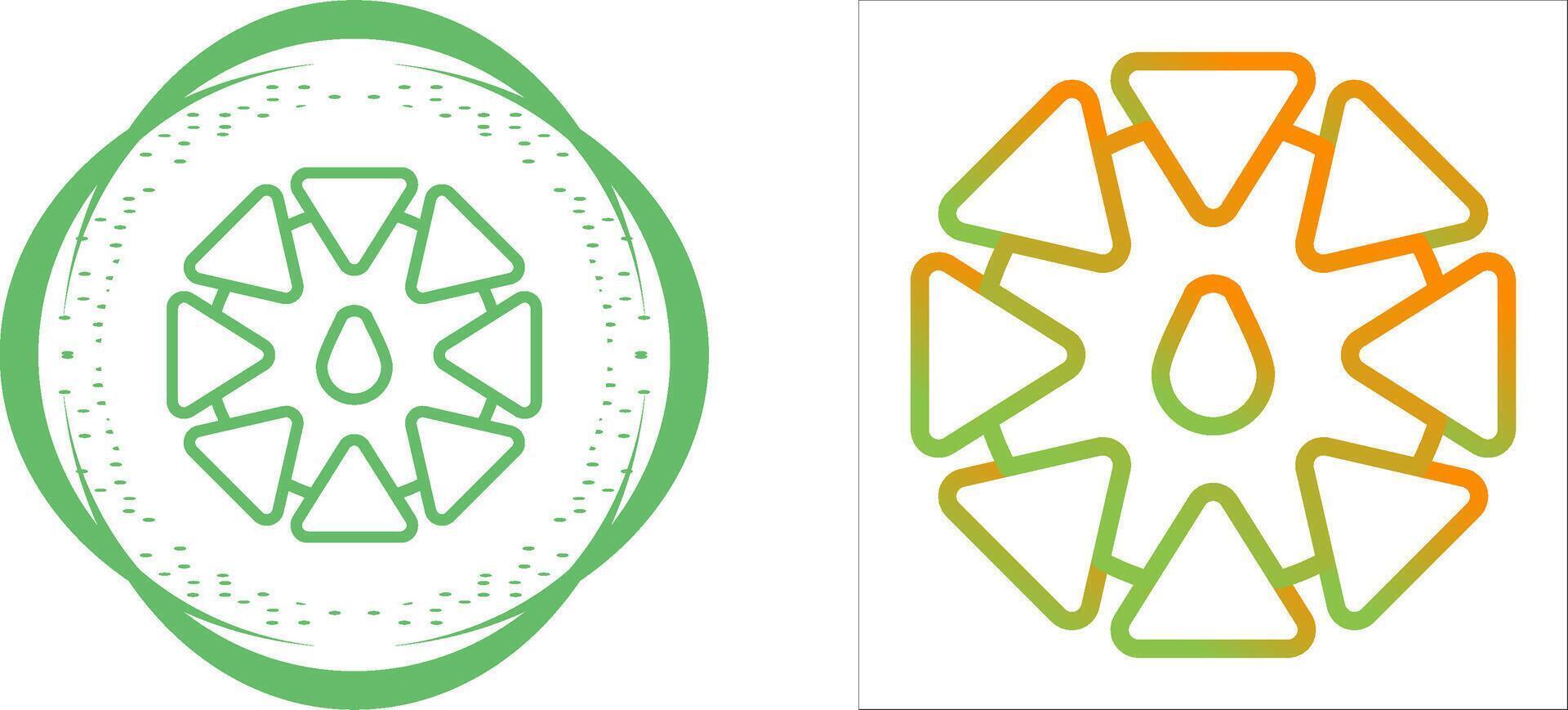 Color Wheel Vector Icon