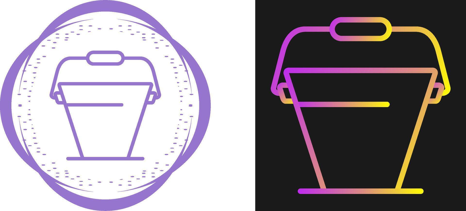 Bucket Vector Icon