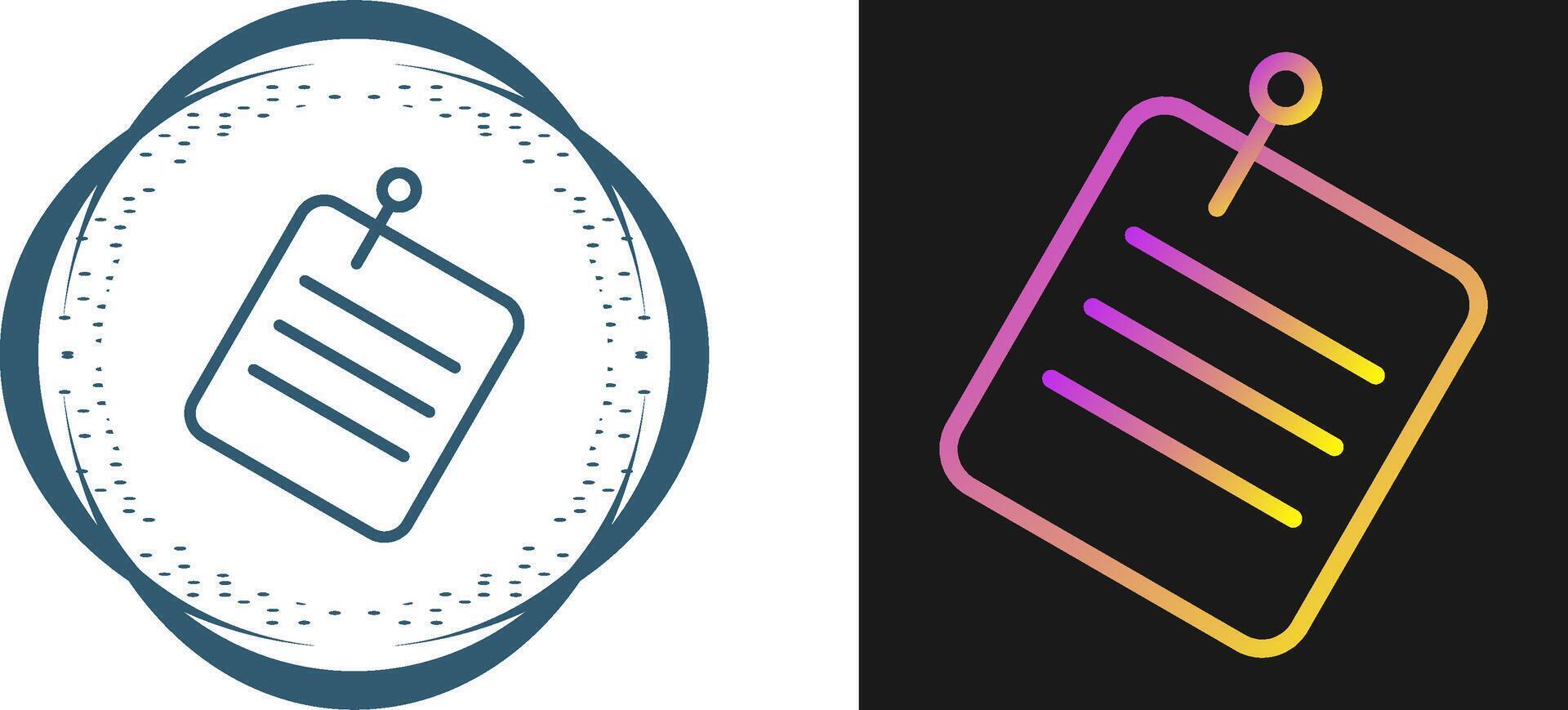 Memo Vector Icon