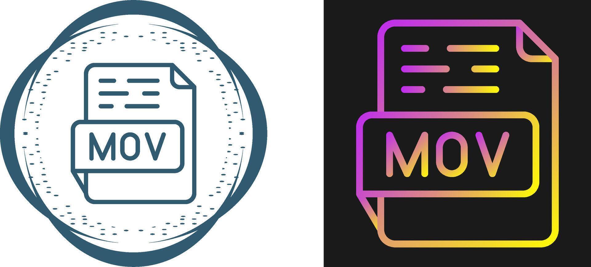 MOV Vector Icon